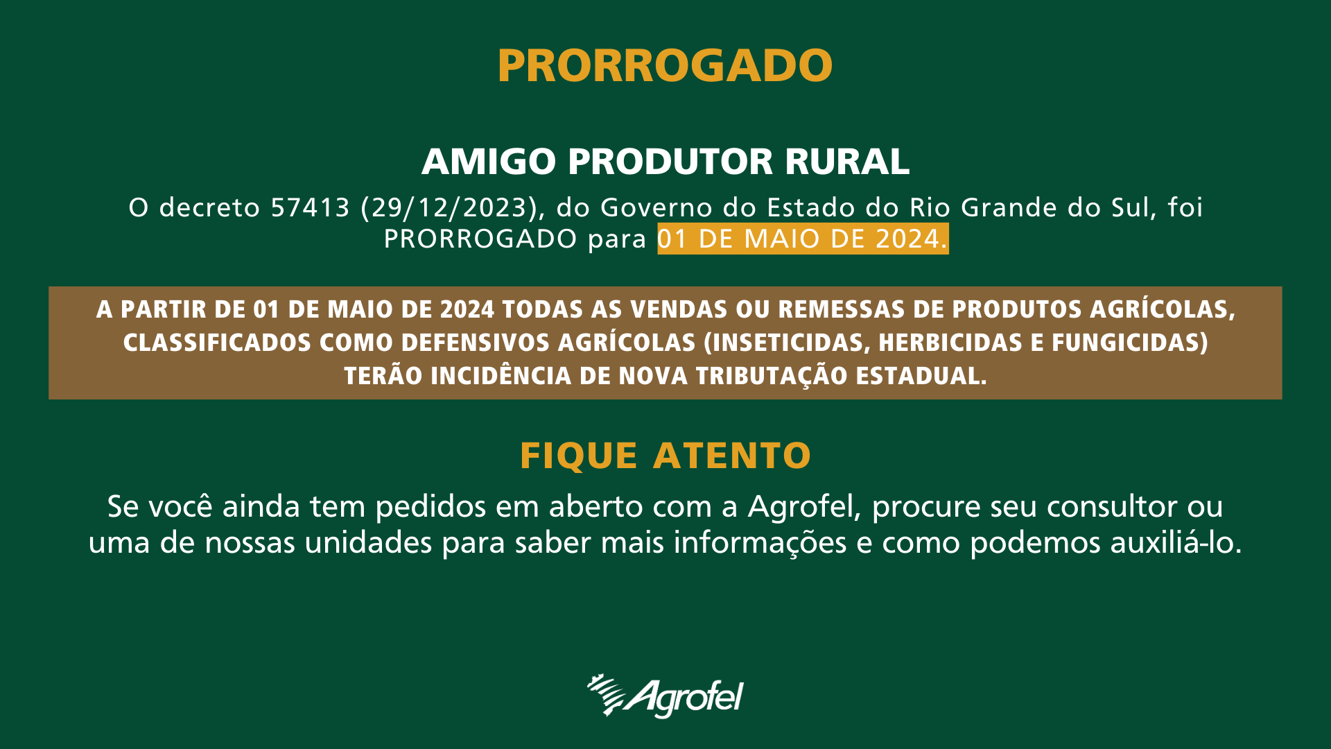 Leia mais sobre o artigo Comunicado –  Decreto 57413 do Governo do Estado do Rio Grande do Sul