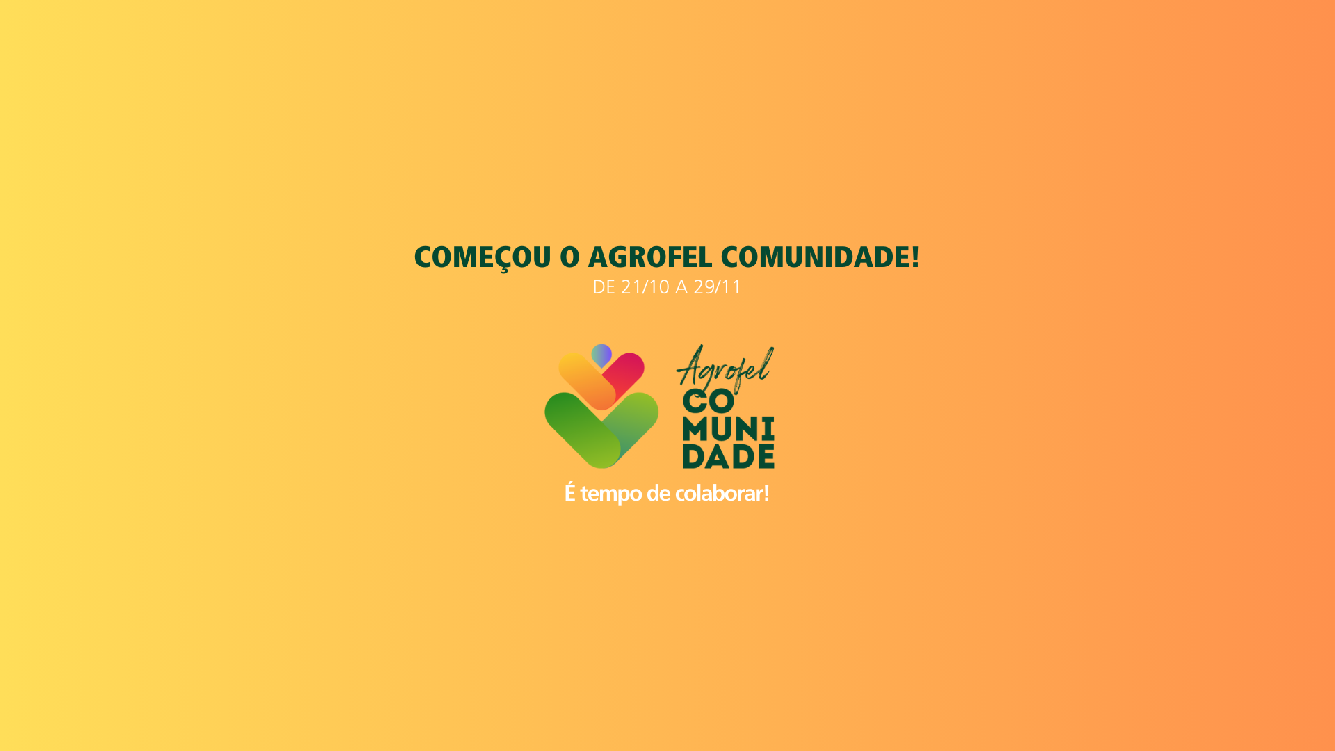 Leia mais sobre o artigo Agrofel Comunidade inicia campanha de arrecadação de alimentos para instituições sociais